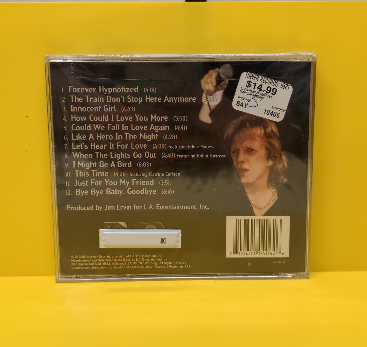 Benny Mardones - Let's Hear It For Love - 2006 - WR 10406 New - Sealed - CDs Benny Mardones - Let's Hear It For Love - 2006 - WR 10406 New - Sealed - CDs