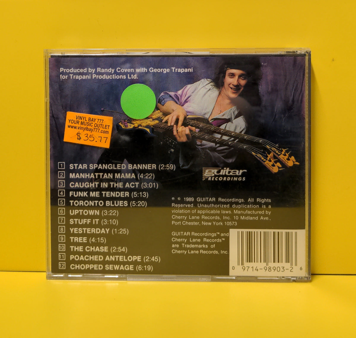 Randy Coven - Funk Me Tender - 1989 - GR89032D Used - NM - CDs Randy Coven - Funk Me Tender - 1989 - GR89032D Used - NM - CDs