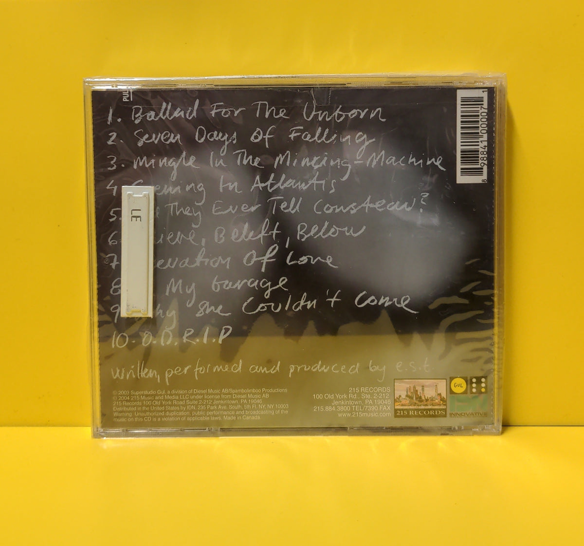 E.S.T. - Seven Days Of Falling - 2004 - 215-2007 New - Sealed - CDs E.S.T. - Seven Days Of Falling - 2004 - 215-2007 New - Sealed - CDs