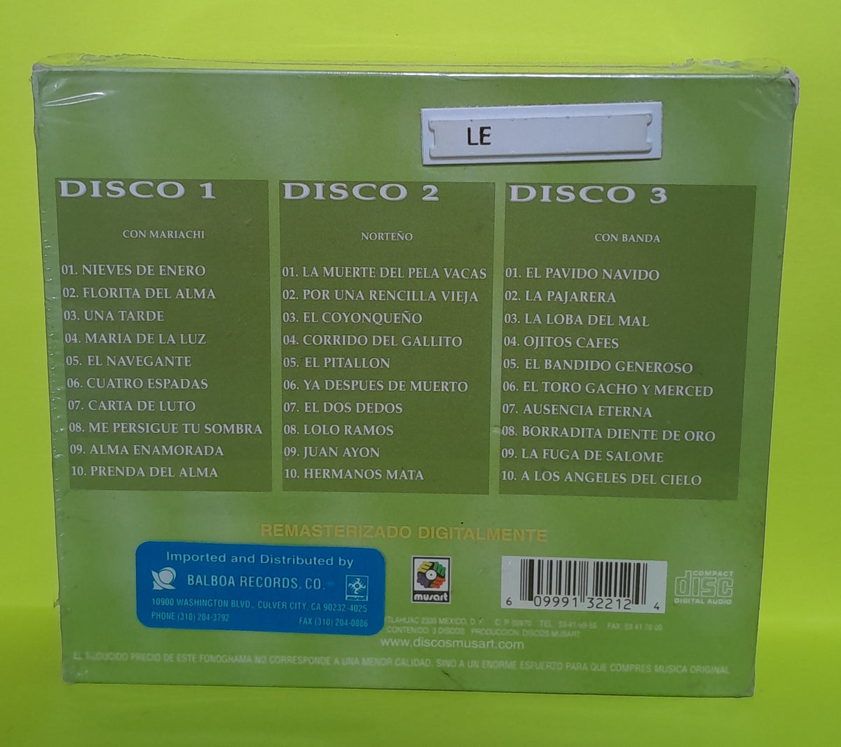 Chalino Sánchez - Colección De Oro - 2004 - 3MCD-3221 New - Sealed - CDs Chalino Sánchez - Colección De Oro - 2004 - 3MCD-3221 New - Sealed - CDs