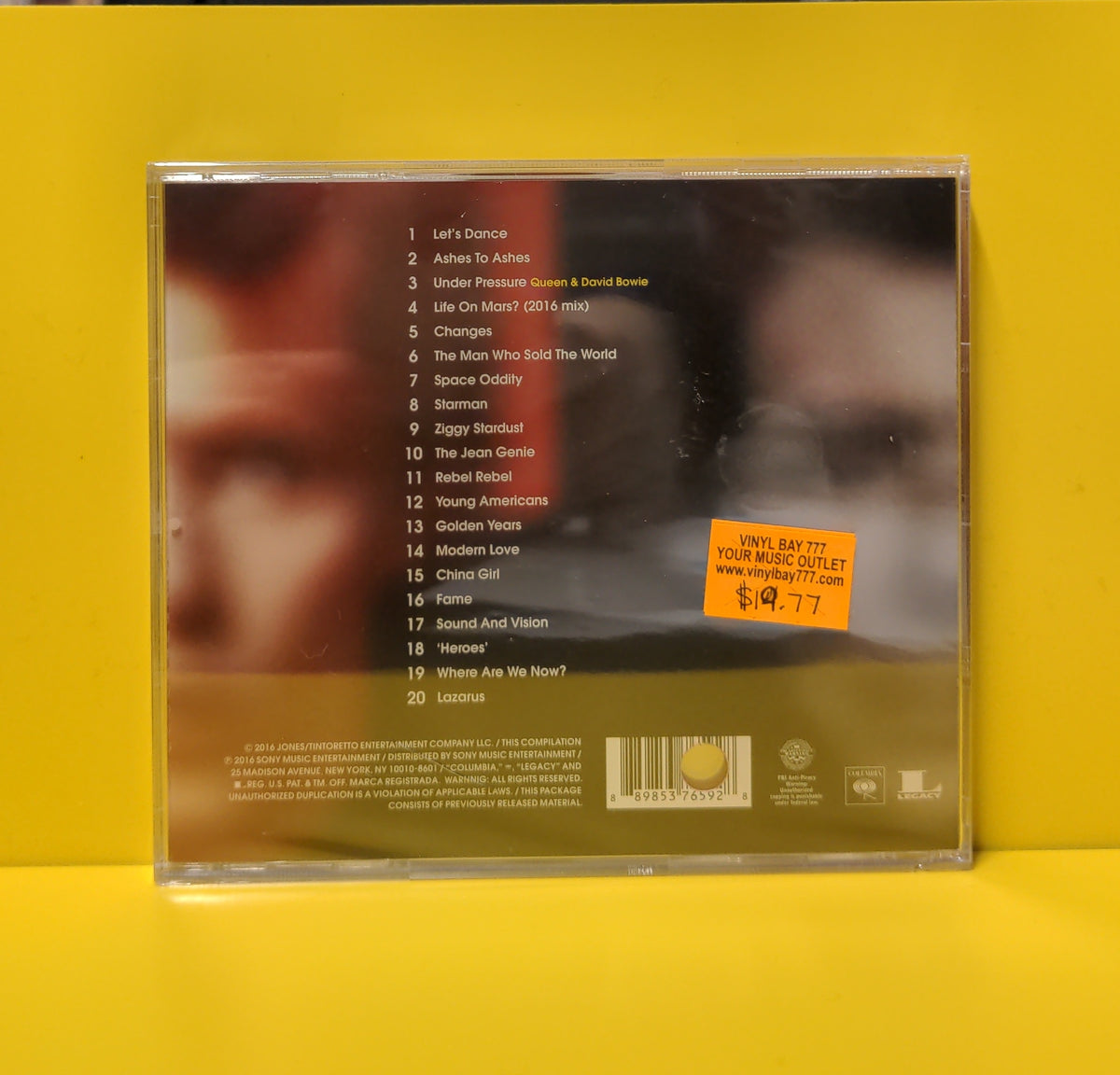 David Bowie - Legacy - 2016 - 88985376592 New - Sealed - CDs David Bowie - Legacy - 2016 - 88985376592 New - Sealed - CDs