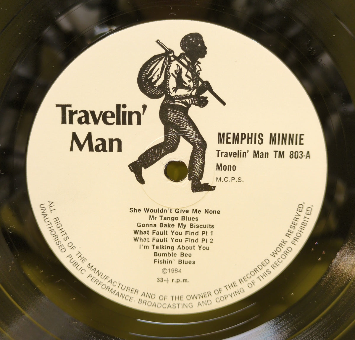 Memphis Minnie - In My Girlish Days 1930-1935 - 1984 - TM 803 Used - EX - Vinyl - Mono Memphis Minnie - In My Girlish Days 1930-1935 - 1984 - TM 803 Used - EX - Vinyl - Mono