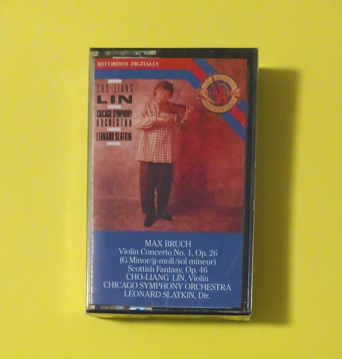 Max Bruch - Cho-Liang Lin, Chicago Symphony Orchestra, Leonard Slatkin - 1987 - IMT 42315 New - Sealed - Cassette Max Bruch - Cho-Liang Lin, Chicago Symphony Orchestra, Leonard Slatkin - 1987 - IMT 42315 New - Sealed - Cassette
