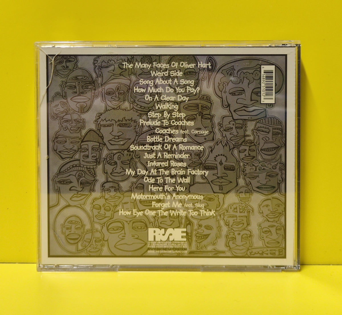 Oliver Hart - The Many Faces Of Oliver Hart, Or: How Eye One The Write Too Think - 2003 - RS0023-2 Used - EX - CDs Oliver Hart - The Many Faces Of Oliver Hart, Or: How Eye One The Write Too Think - 2003 - RS0023-2 Used - EX - CDs