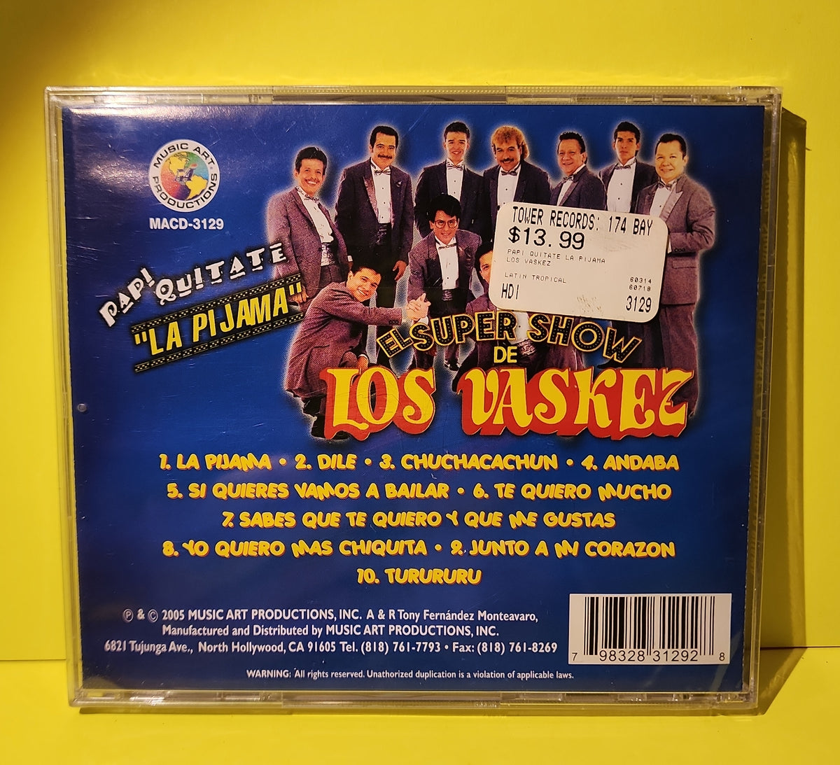 Los Vaskez - Papi Quitate LA Pijama - 2005 - MACD-3129 New - Sealed - CDs Los Vaskez - Papi Quitate LA Pijama - 2005 - MACD-3129 New - Sealed - CDs