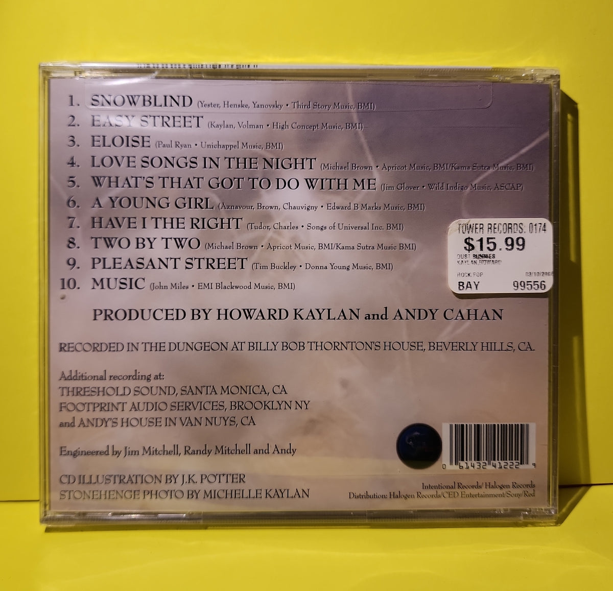 Howard Kaylan - Dust Bunnies - 2006 - New - Sealed - CDs Howard Kaylan - Dust Bunnies - 2006 - New - Sealed - CDs
