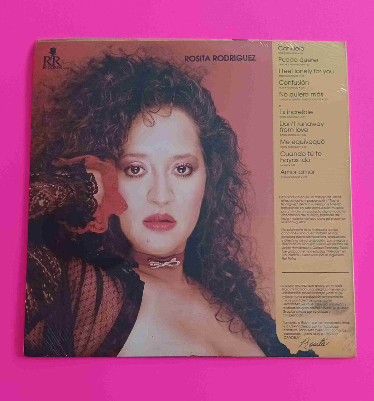 Rosita Rodriguez - Yo Soy Candela - 1990 - 01-1990 New - Sealed - Vinyl Rosita Rodriguez - Yo Soy Candela - 1990 - 01-1990 New - Sealed - Vinyl