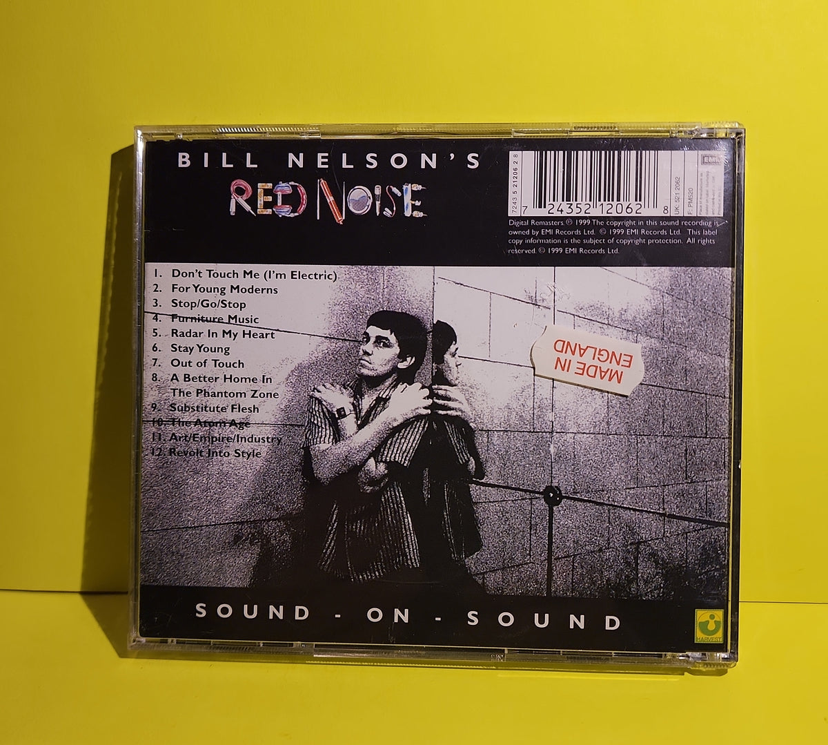 Bill Nelson's Red Noise - Sound - 1999 - 7243 5 21206 2 8 Used - EX - CDs Bill Nelson's Red Noise - Sound - 1999 - 7243 5 21206 2 8 Used - EX - CDs