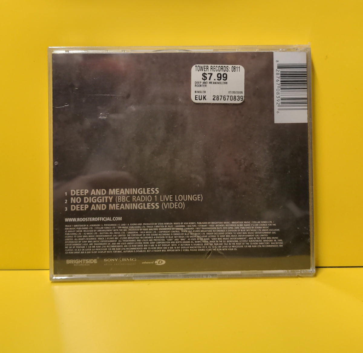 Rooster - Deep And Meaningless - 2005 - 82876708392 New - Sealed - CDs Rooster - Deep And Meaningless - 2005 - 82876708392 New - Sealed - CDs