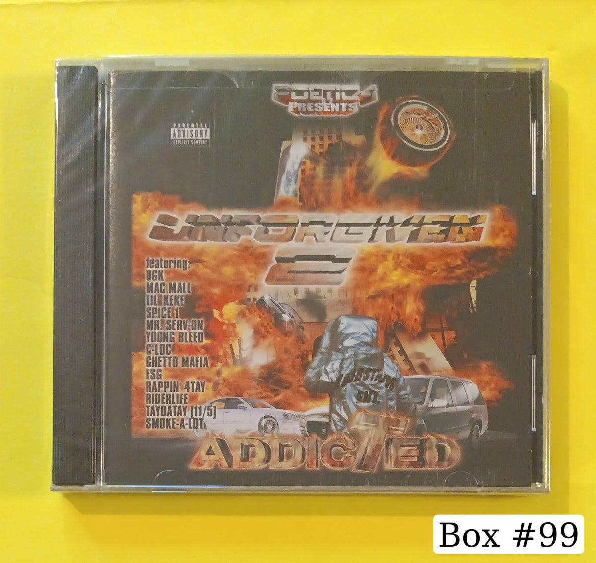 Various - Poetic 1 Presents Unforgiven 2: Addicted - 2001 - MOBB-2002-2 New - Sealed - CDs Various - Poetic 1 Presents Unforgiven 2: Addicted - 2001 - MOBB-2002-2 New - Sealed - CDs