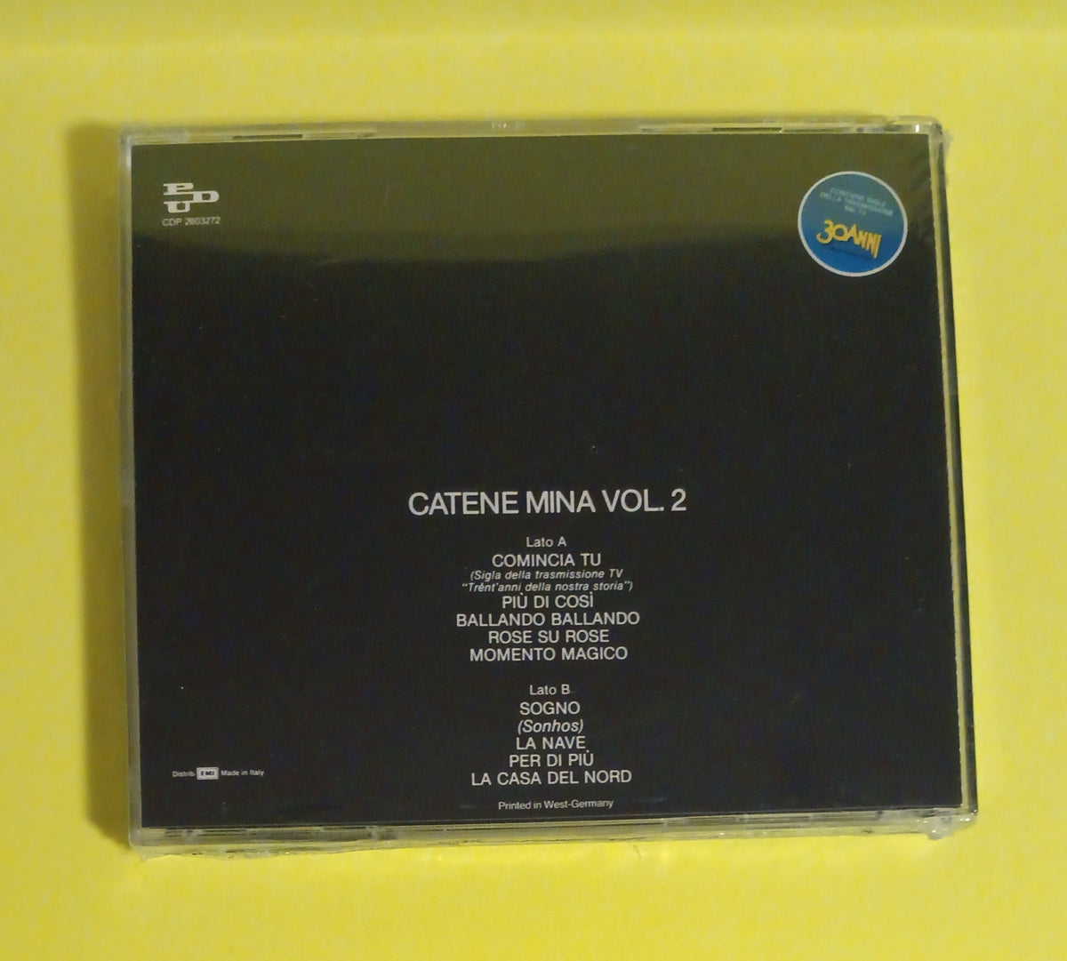 Mina - Catene Vol. 2 - 1984 - CDP 2603272 New - Sealed - CDs Mina - Catene Vol. 2 - 1984 - CDP 2603272 New - Sealed - CDs