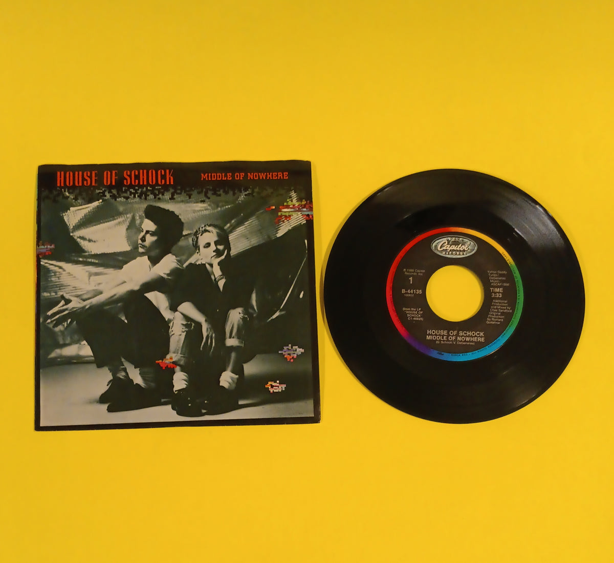House of Schock (Go-Go's) - Middle of Nowhere 7" - 1988 - B-44135 Used - VG++ - Vinyl House of Schock (Go-Go's) - Middle of Nowhere 7" - 1988 - B-44135 Used - VG++ - Vinyl