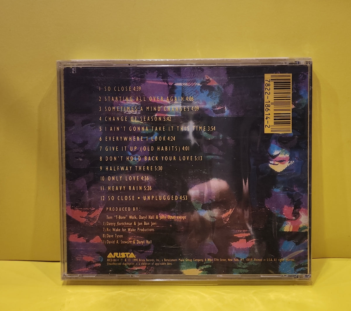 Daryl Hall & John Oates - Change Of Season - 1990 - ARCD-8614 New - Sealed - CDs Daryl Hall & John Oates - Change Of Season - 1990 - ARCD-8614 New - Sealed - CDs