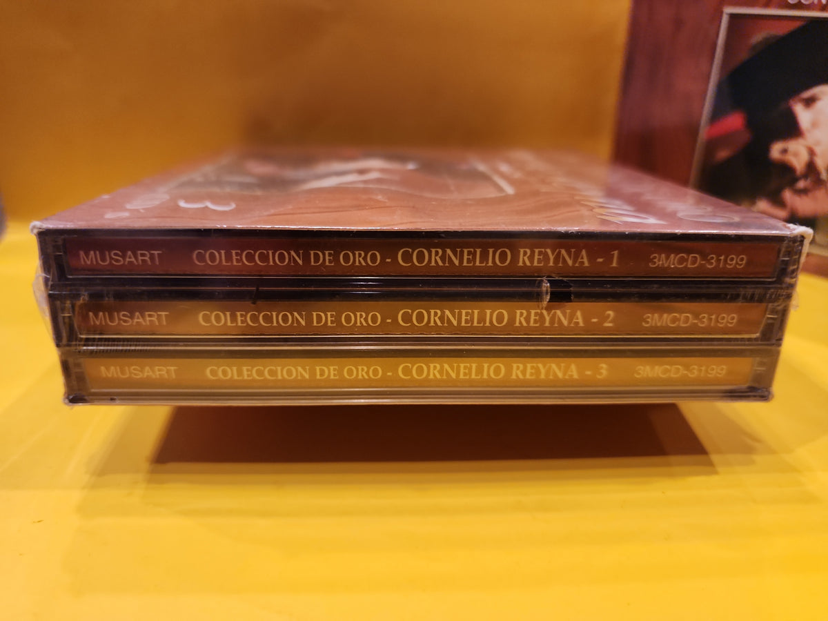 Cornelio Reyna - Coleccion De Oro - 3MCD-3199 New - Sealed - CDs Cornelio Reyna - Coleccion De Oro - 3MCD-3199 New - Sealed - CDs