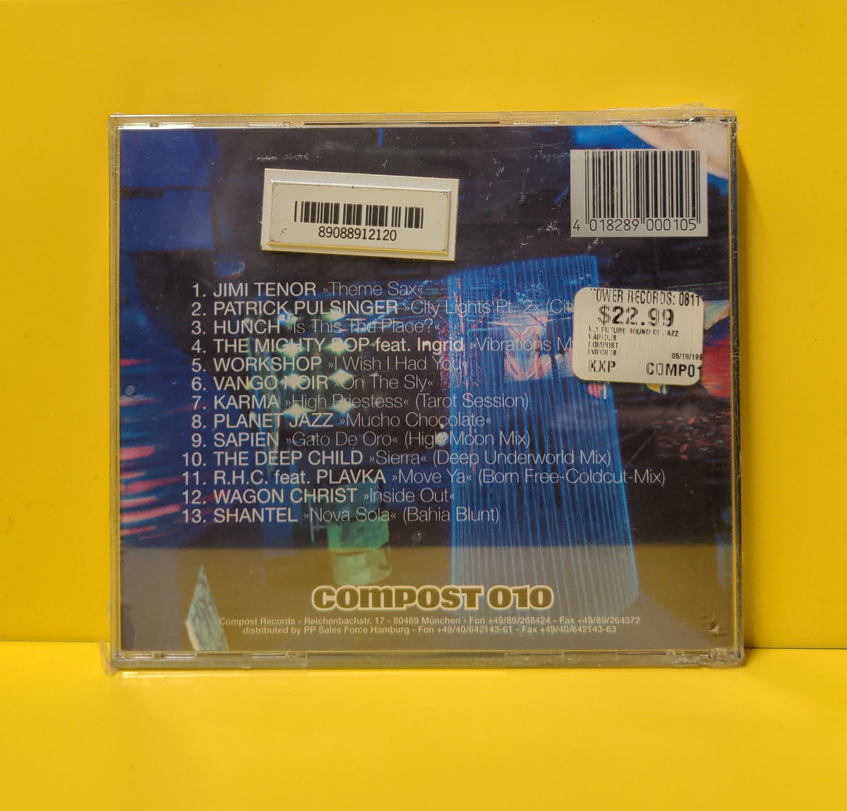 Various - The Future Sound Of Jazz (Ambientelectronicabstractdigitaljazz Vol. 1) - 1995 - COMPOST 010 New - Sealed - CDs Various - The Future Sound Of Jazz (Ambientelectronicabstractdigitaljazz Vol. 1) - 1995 - COMPOST 010 New - Sealed - CDs