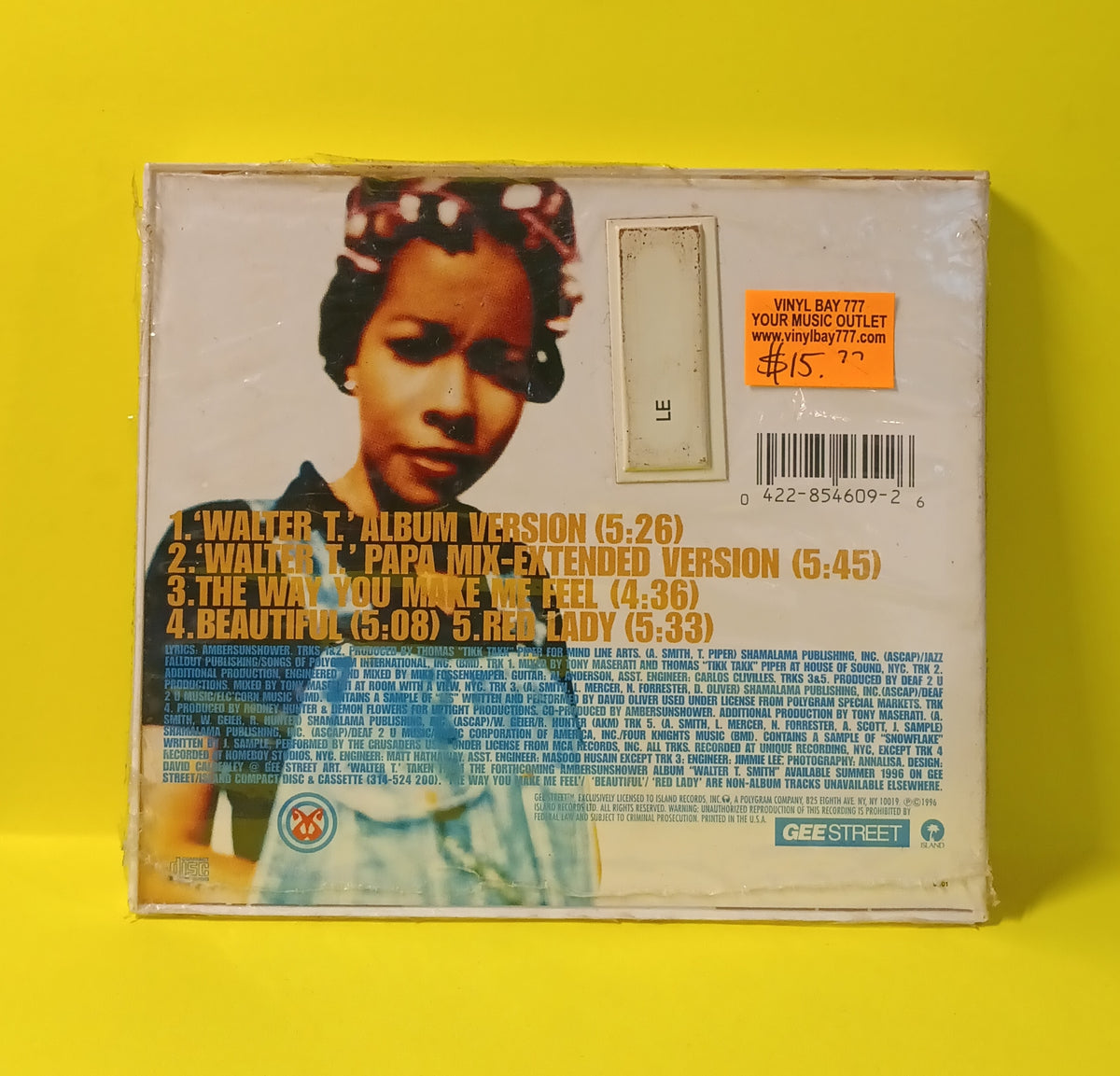 Ambersunshower - Walter T. - 1996 - 422-854 609-2 New - Sealed - CDs Ambersunshower - Walter T. - 1996 - 422-854 609-2 New - Sealed - CDs