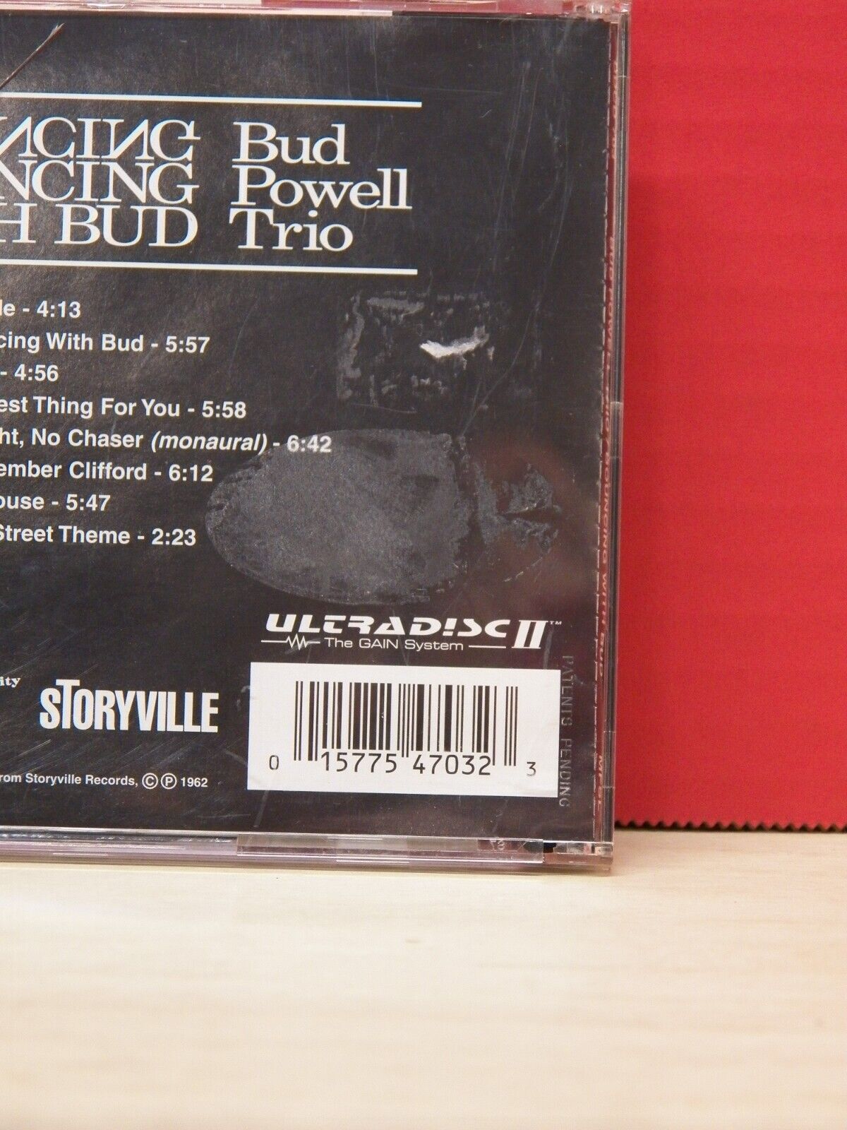 CD Bud Powell Trio Bouncing With Bud 1997 Mobile Fidelity Sound Lab Reissue CD Bud Powell Trio Bouncing With Bud 1997 Mobile Fidelity Sound Lab Reissue