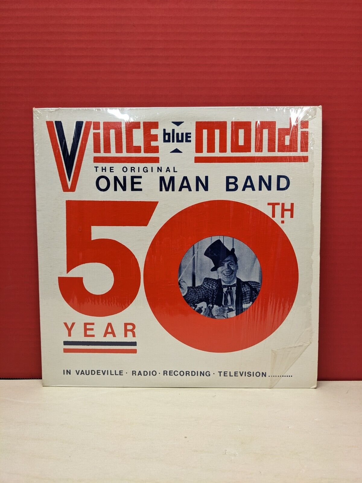 12" LP VG++/EX Vince "Blue" Mondi The Original One Man Band Crystal Records 12" LP VG++/EX Vince "Blue" Mondi The Original One Man Band Crystal Records