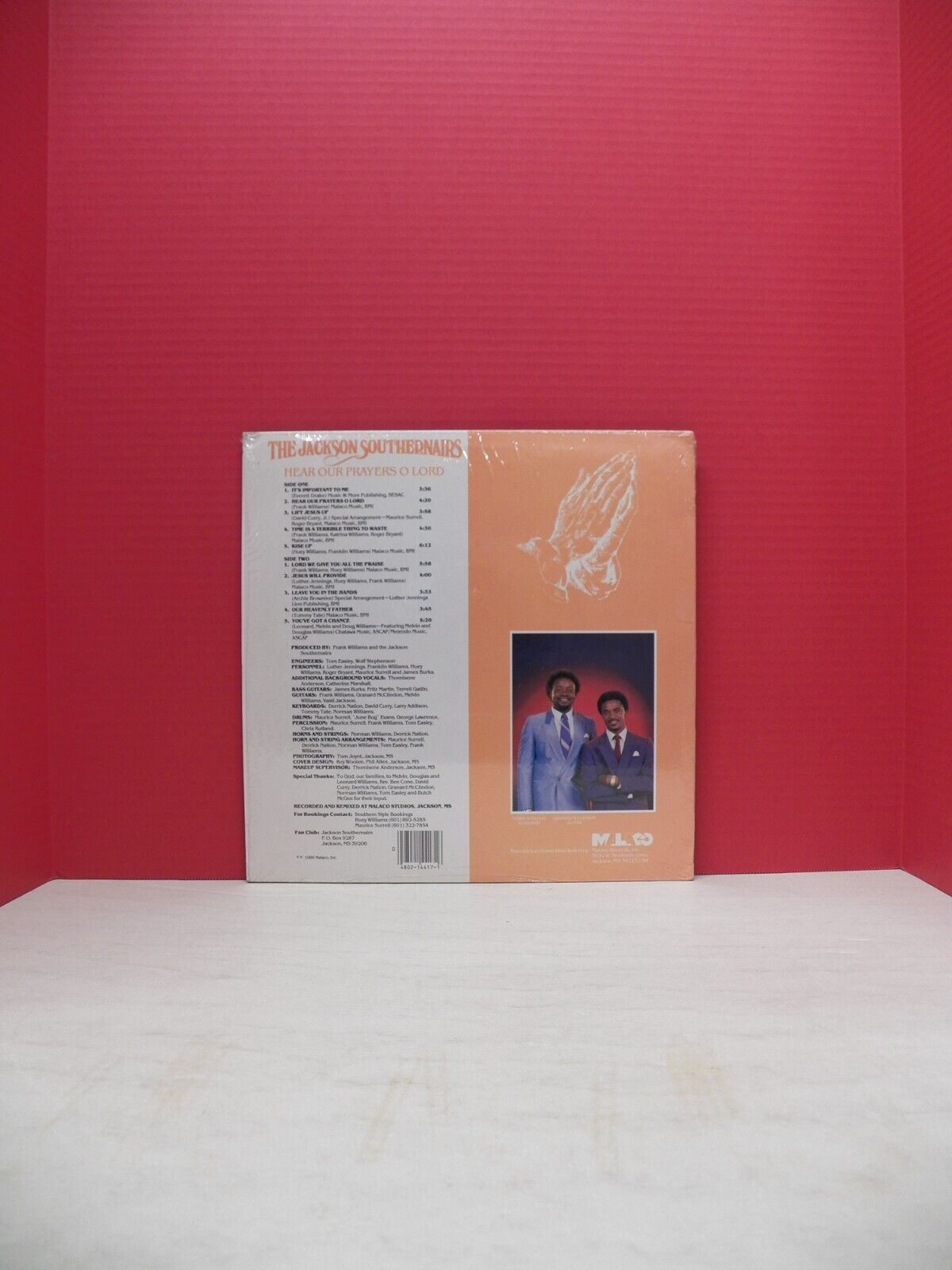 12" LP VG++/EX The Jackson Southernairs Hear Our Prayers O Lord 1986 Malaco 12" LP VG++/EX The Jackson Southernairs Hear Our Prayers O Lord 1986 Malaco