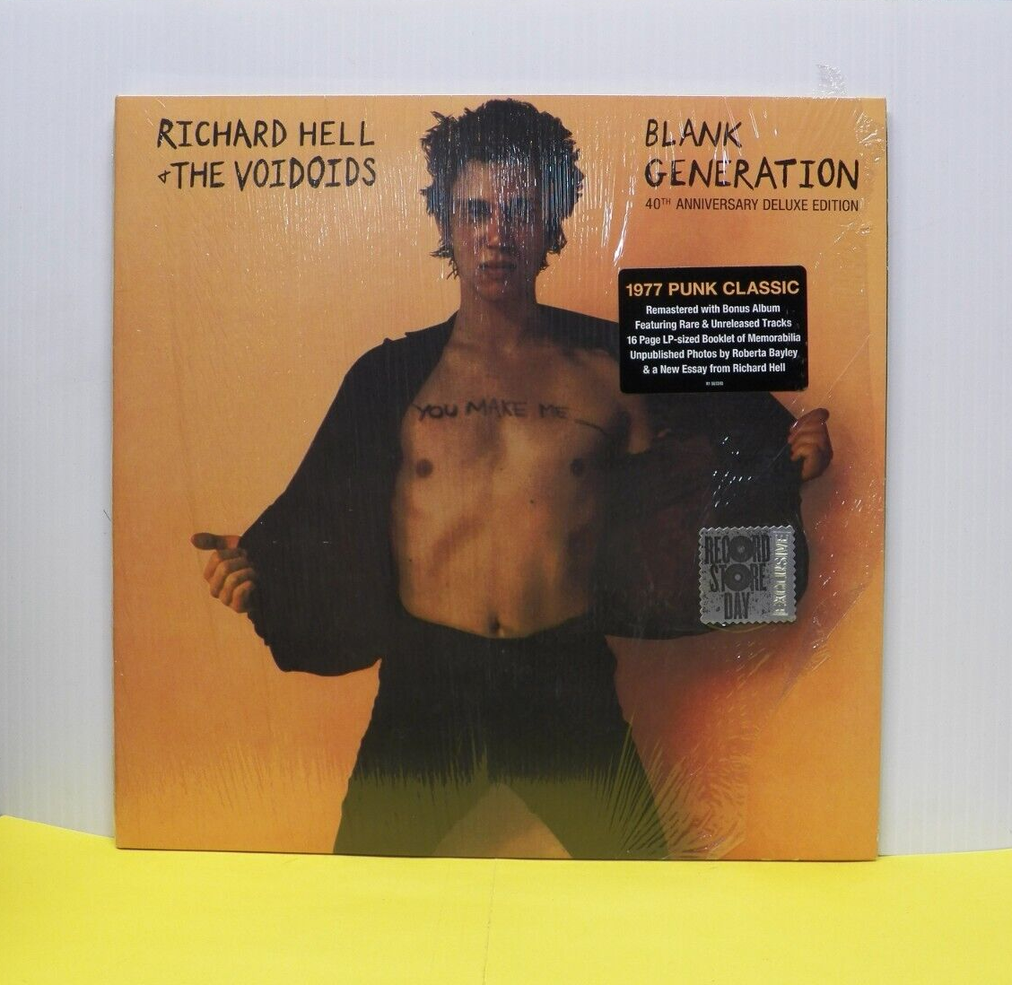 12" 2xLP EX Richard Hell & The Voidoids Blank Generation 2017 RSD 40th Anniv. 12" 2xLP EX Richard Hell & The Voidoids Blank Generation 2017 RSD 40th Anniv.