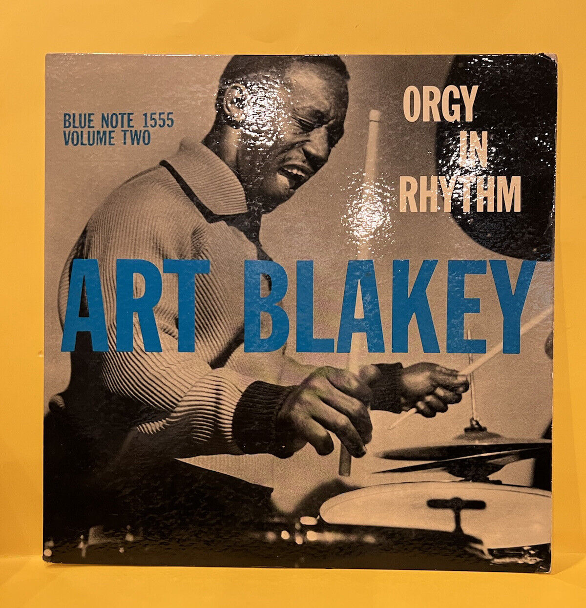 VG ++ Rare Vinyl Record LP Art Blakey Orgy in Rhythm BLP 1555 Orig. Mono 1957 VG ++ Rare Vinyl Record LP Art Blakey Orgy in Rhythm BLP 1555 Orig. Mono 1957
