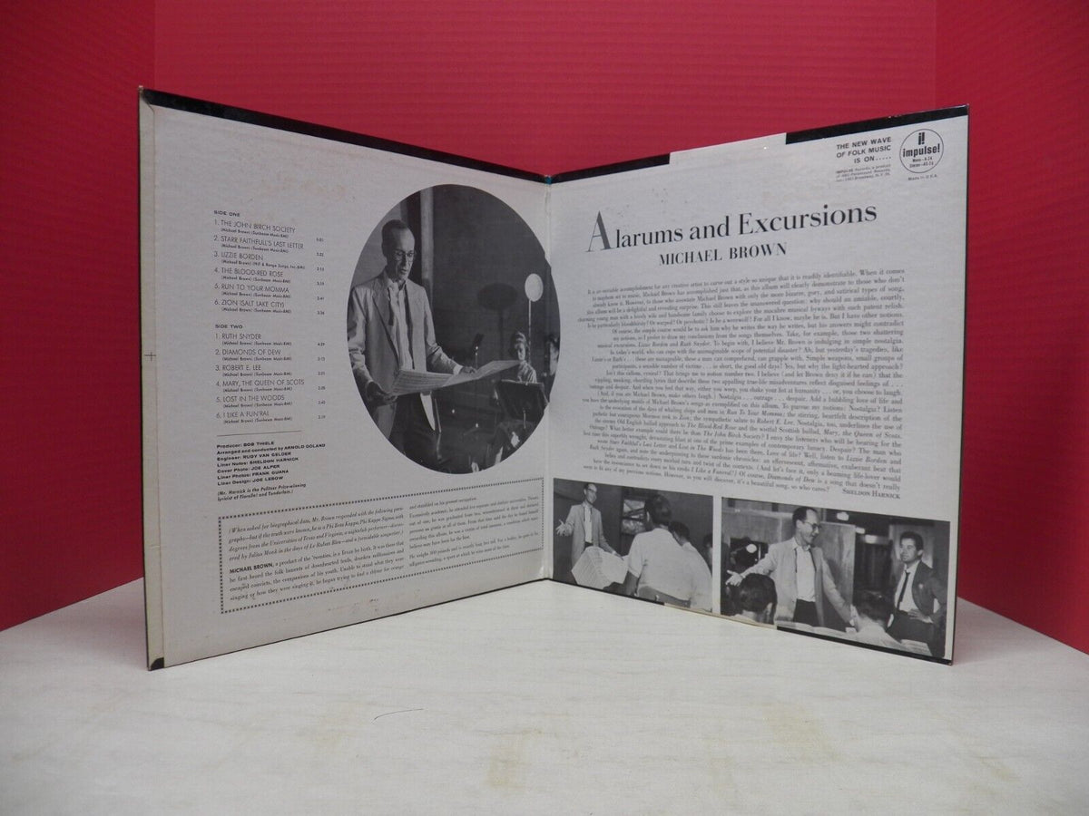 12" LP VG++/EX Michael Brown Alarums & Excursions 1963 Impulse! Mono Promo A-24 12" LP VG++/EX Michael Brown Alarums & Excursions 1963 Impulse! Mono Promo A-24