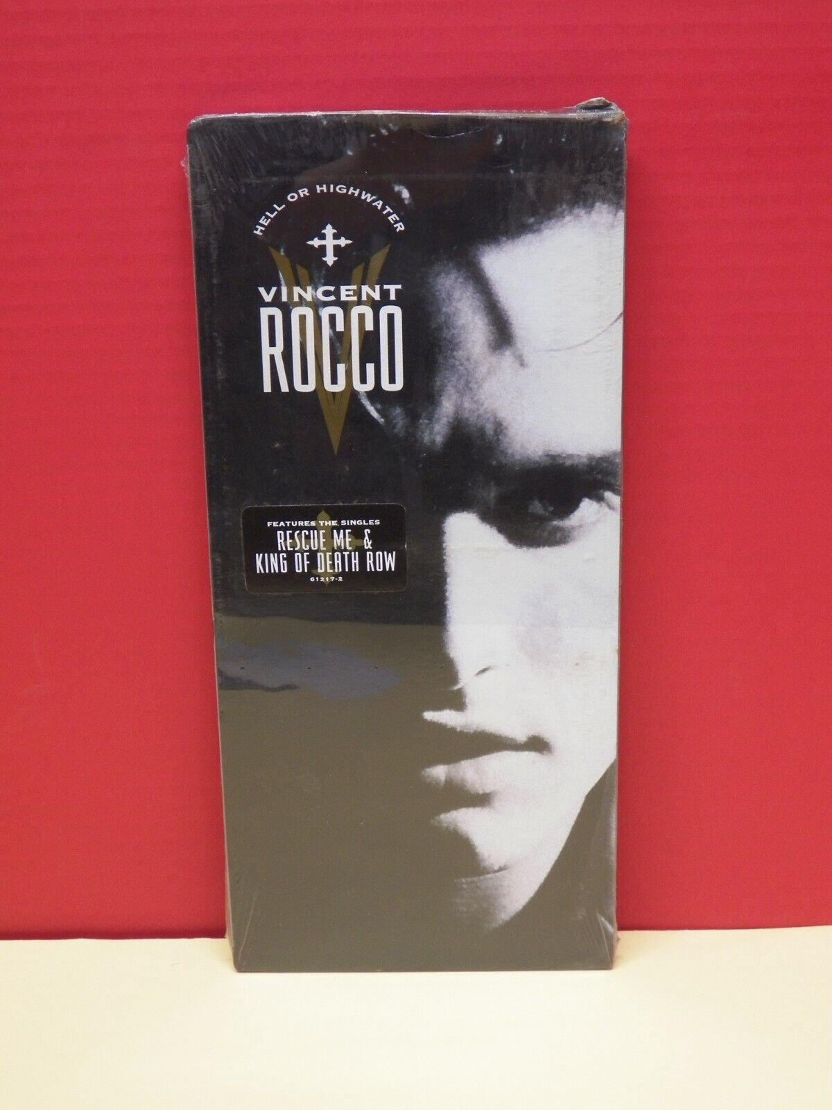 Sealed CD Longbox Vincent Rocco Hell Or Highwater 1992 Elektra 9 61217-2 Sealed CD Longbox Vincent Rocco Hell Or Highwater 1992 Elektra 9 61217-2