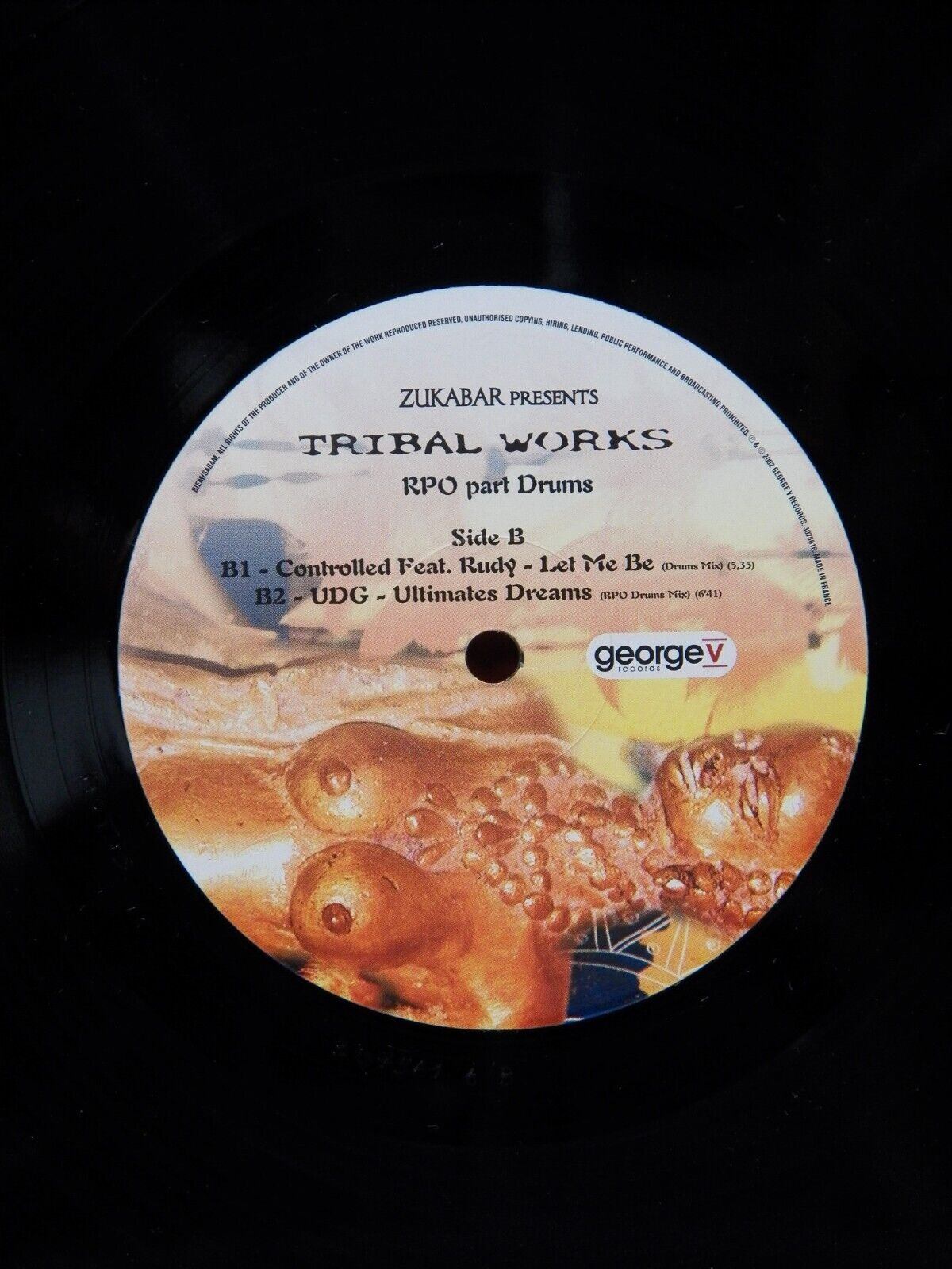 12" EP EX Zukabar Presents Tribal Works-RPO Part Drums 2002 Wagram France Import 12" EP EX Zukabar Presents Tribal Works-RPO Part Drums 2002 Wagram France Import