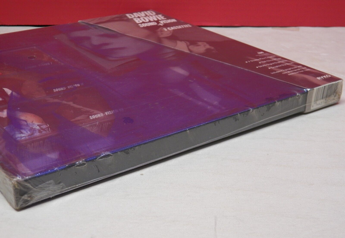 Sealed 3xCassette Box Set David Bowie Sound + Vision 1989 Ryko RACS 0120/21/22-2 Sealed 3xCassette Box Set David Bowie Sound + Vision 1989 Ryko RACS 0120/21/22-2