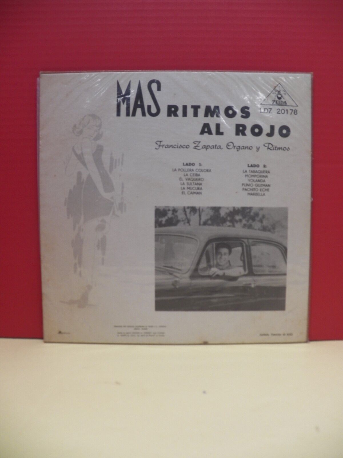 12" LP VG+ Francisco Zapata Mas Ritmos Al Rojo Zeida Colombia Import Mono 12" LP VG+ Francisco Zapata Mas Ritmos Al Rojo Zeida Colombia Import Mono