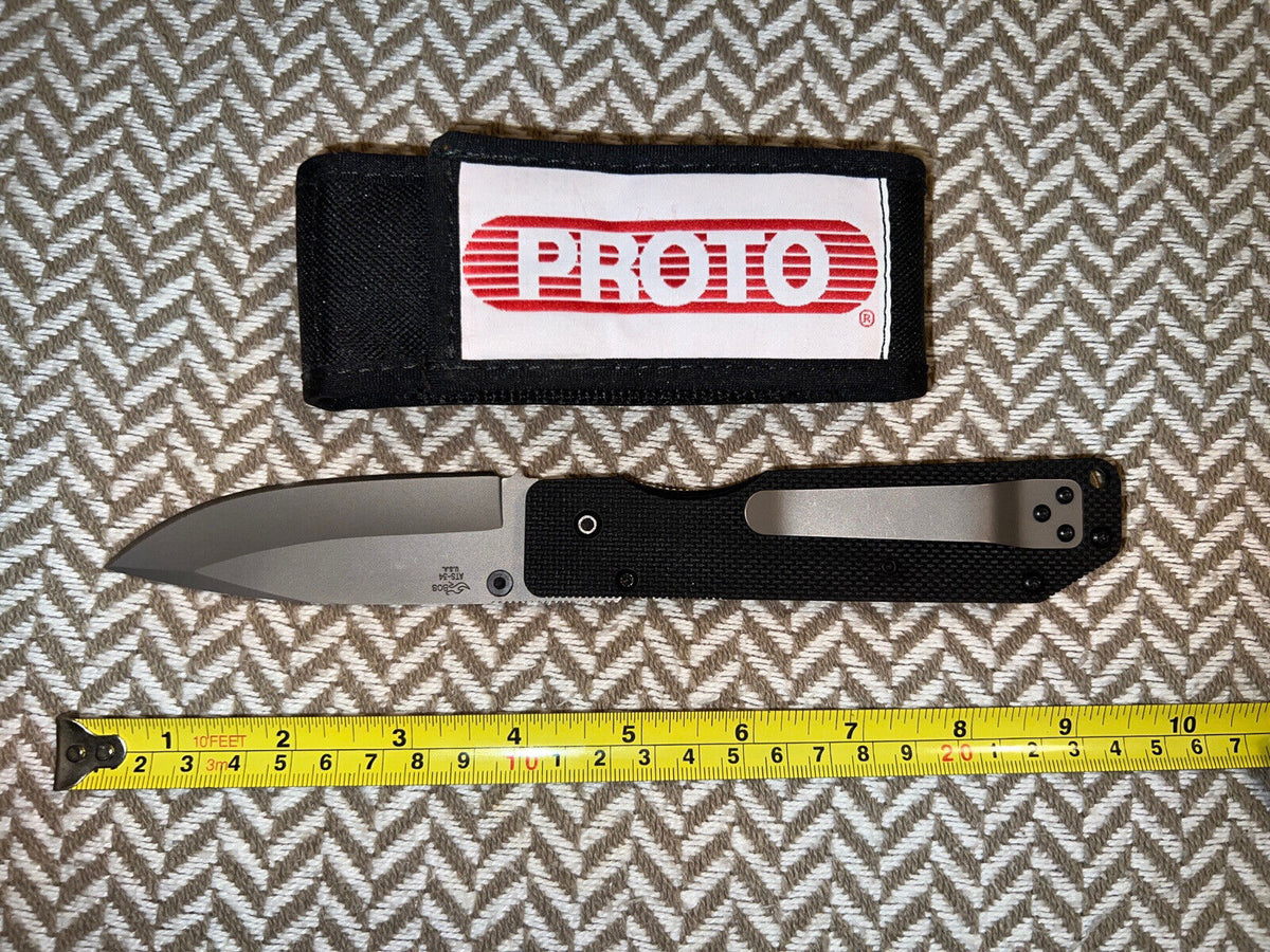 Brand New Rare Strider Buck Folding Knife SB.1 Paul Bos ATS-34 USA Made Rare Brand New Rare Strider Buck Folding Knife SB.1 Paul Bos ATS-34 USA Made Rare