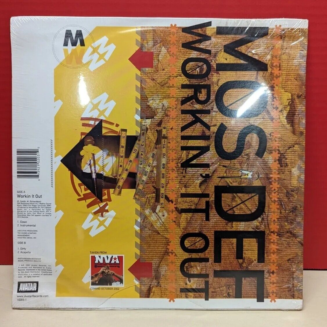 Sealed 12" Single Mos Def Workin' It Out 2002 Avatar 10203-1 Sealed 12" Single Mos Def Workin' It Out 2002 Avatar 10203-1