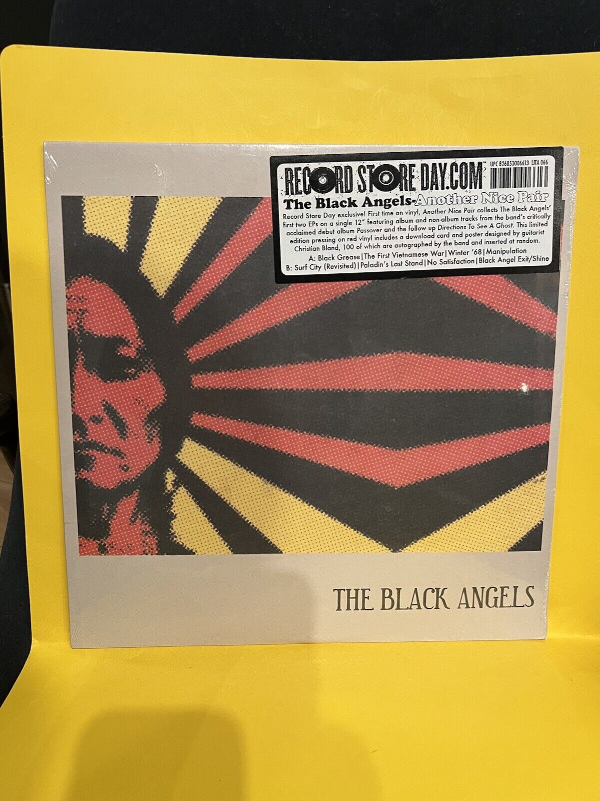 Rare Sealed Record LP The Black Angels Another Nice Pair RSD Red Vinyl Rare Sealed Record LP The Black Angels Another Nice Pair RSD Red Vinyl