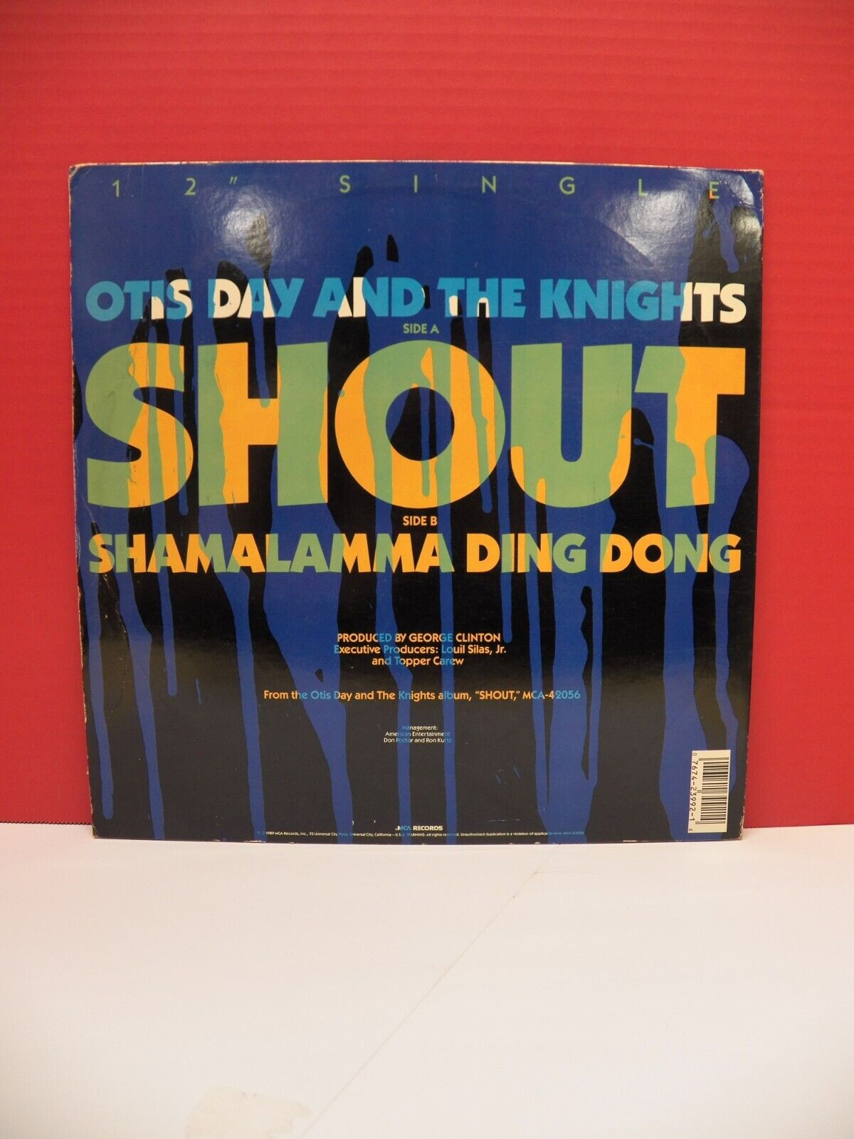 12" Single VG++/EX Otis Day & The Knights Shout 1989 MCA Records MCA-23992 12" Single VG++/EX Otis Day & The Knights Shout 1989 MCA Records MCA-23992