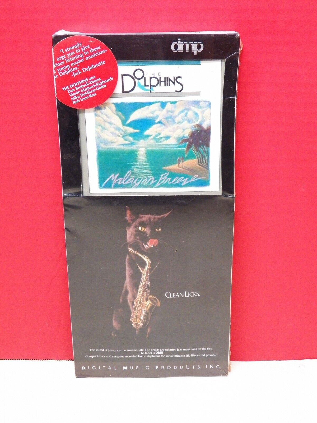 Sealed CD Longbox The Dolphins Malayan Breeze 1990 DMP CD-474 Sealed CD Longbox The Dolphins Malayan Breeze 1990 DMP CD-474