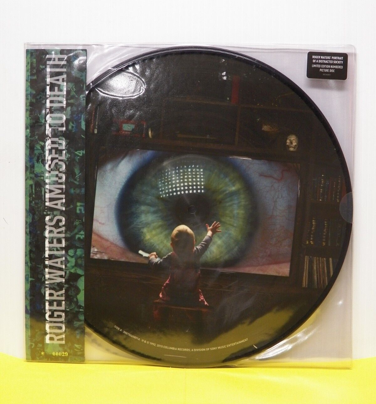 12" 2xPicture Disc Roger Waters Amused To Death 2015 Ltd Ed Remastered Numbered 12" 2xPicture Disc Roger Waters Amused To Death 2015 Ltd Ed Remastered Numbered