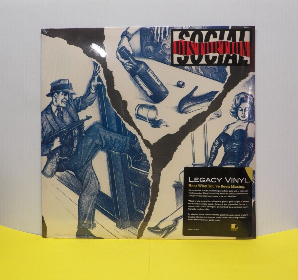 Sealed 12" LP Social Distortion Social Distortion 2008 Legacy Reissue Sealed 12" LP Social Distortion Social Distortion 2008 Legacy Reissue