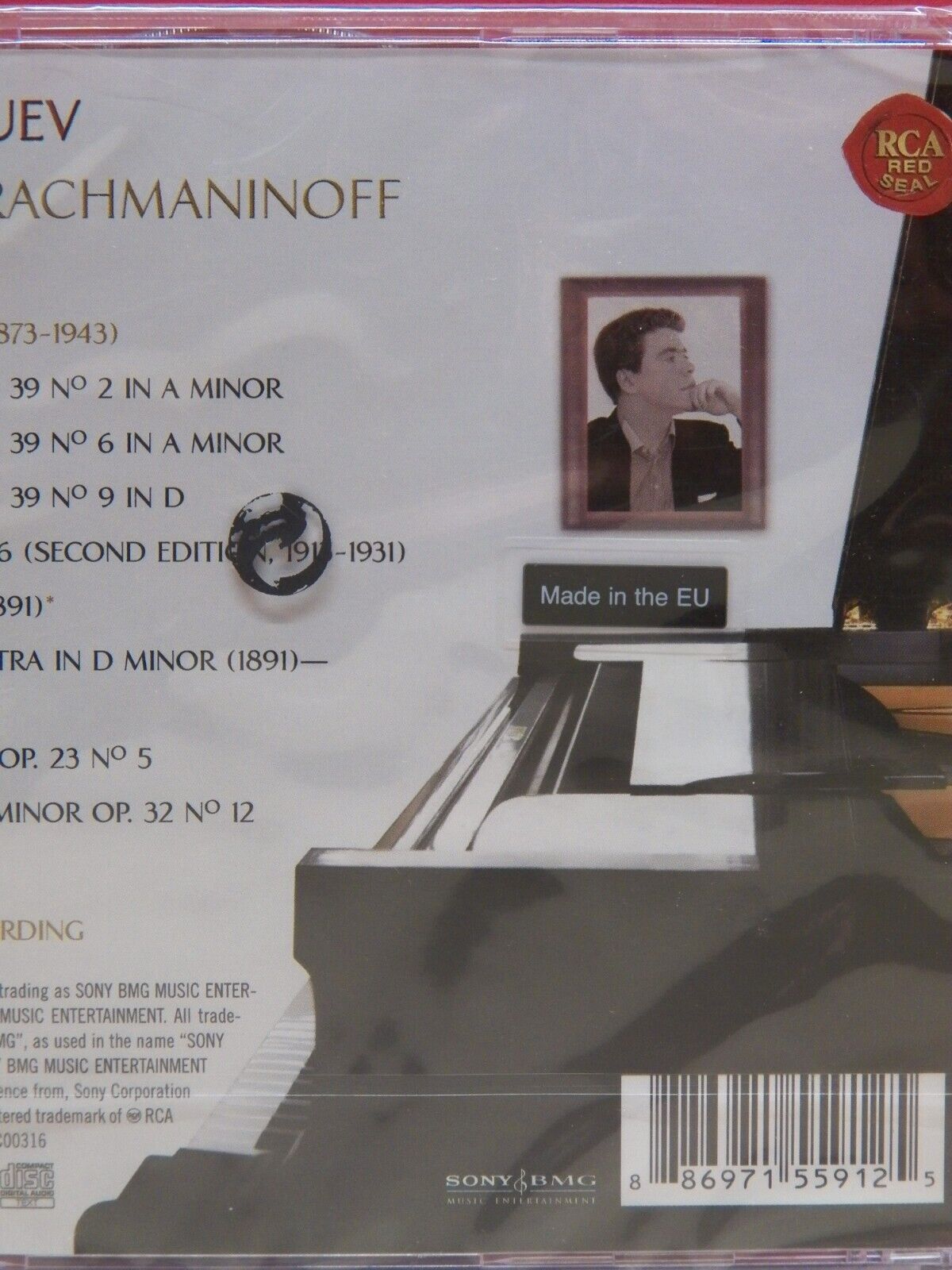 Sealed CD Denis Matsuev Unknown Rachmaninoff 2007 RCA Red Seal EU Import Sealed CD Denis Matsuev Unknown Rachmaninoff 2007 RCA Red Seal EU Import