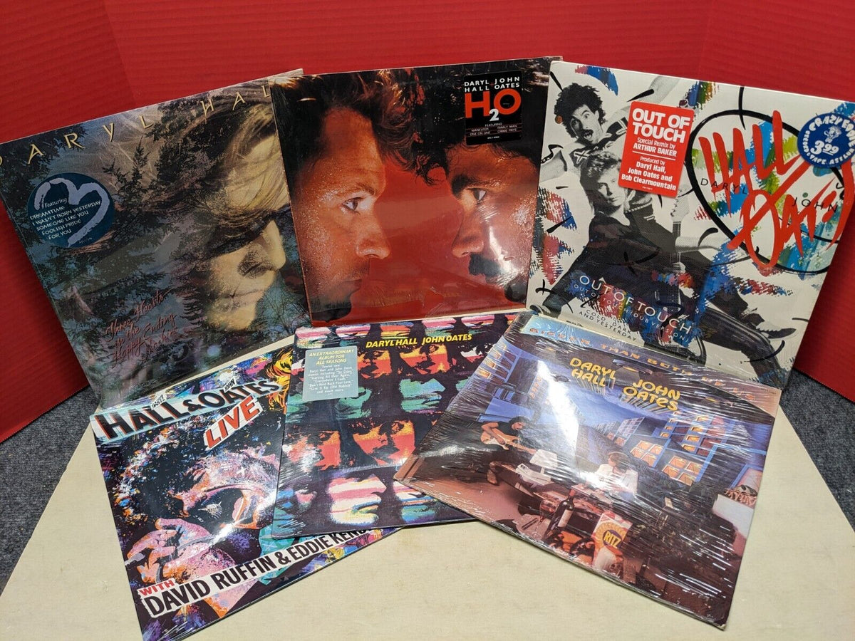 Lot of 6 Sealed Daryl Hall & John Oates 12" LPs Lot of 6 Sealed Daryl Hall & John Oates 12" LPs
