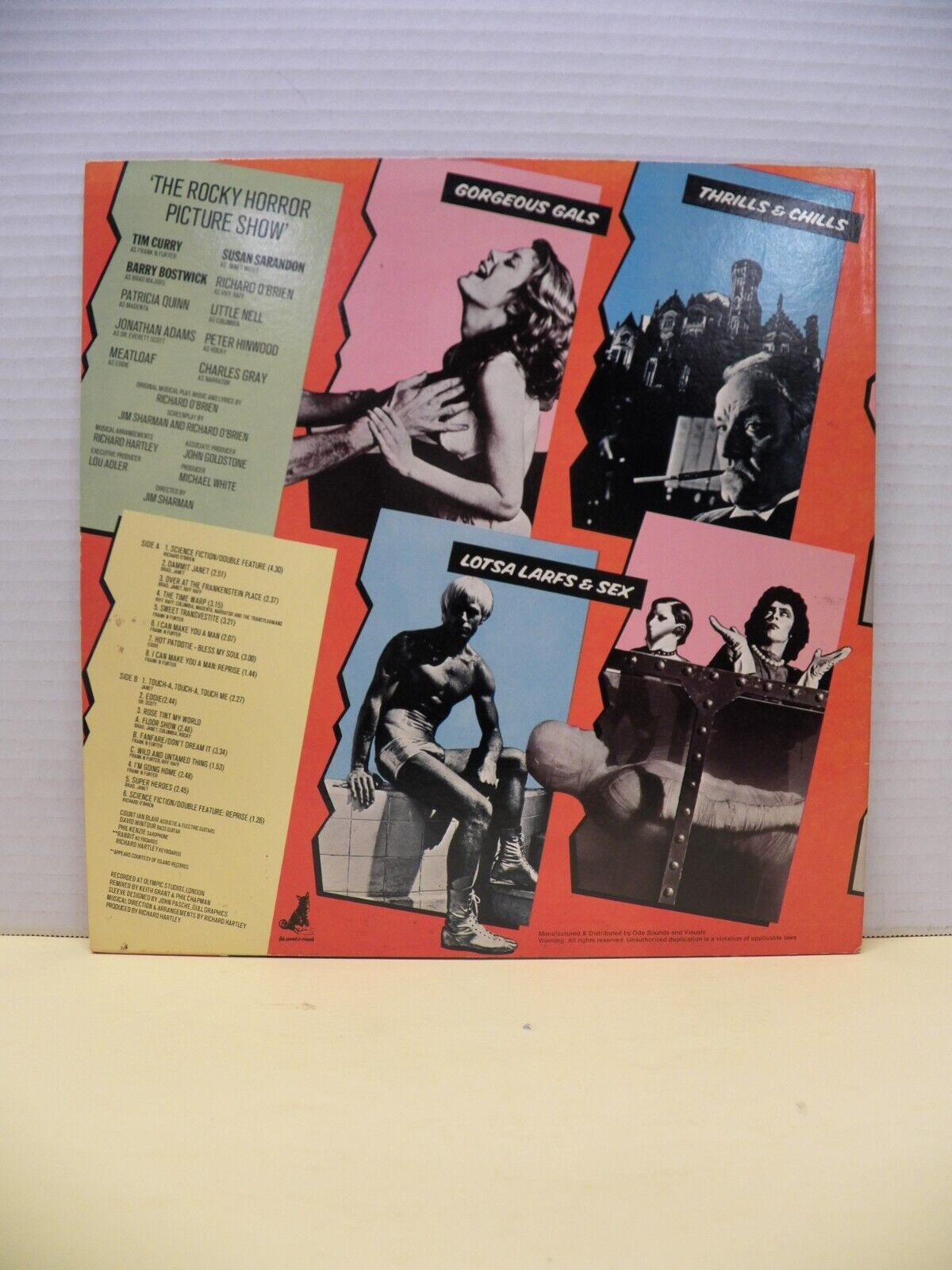 12" LP VG++/EX The Rocky Horror Picture Show Ode Records OSV-21653 12" LP VG++/EX The Rocky Horror Picture Show Ode Records OSV-21653
