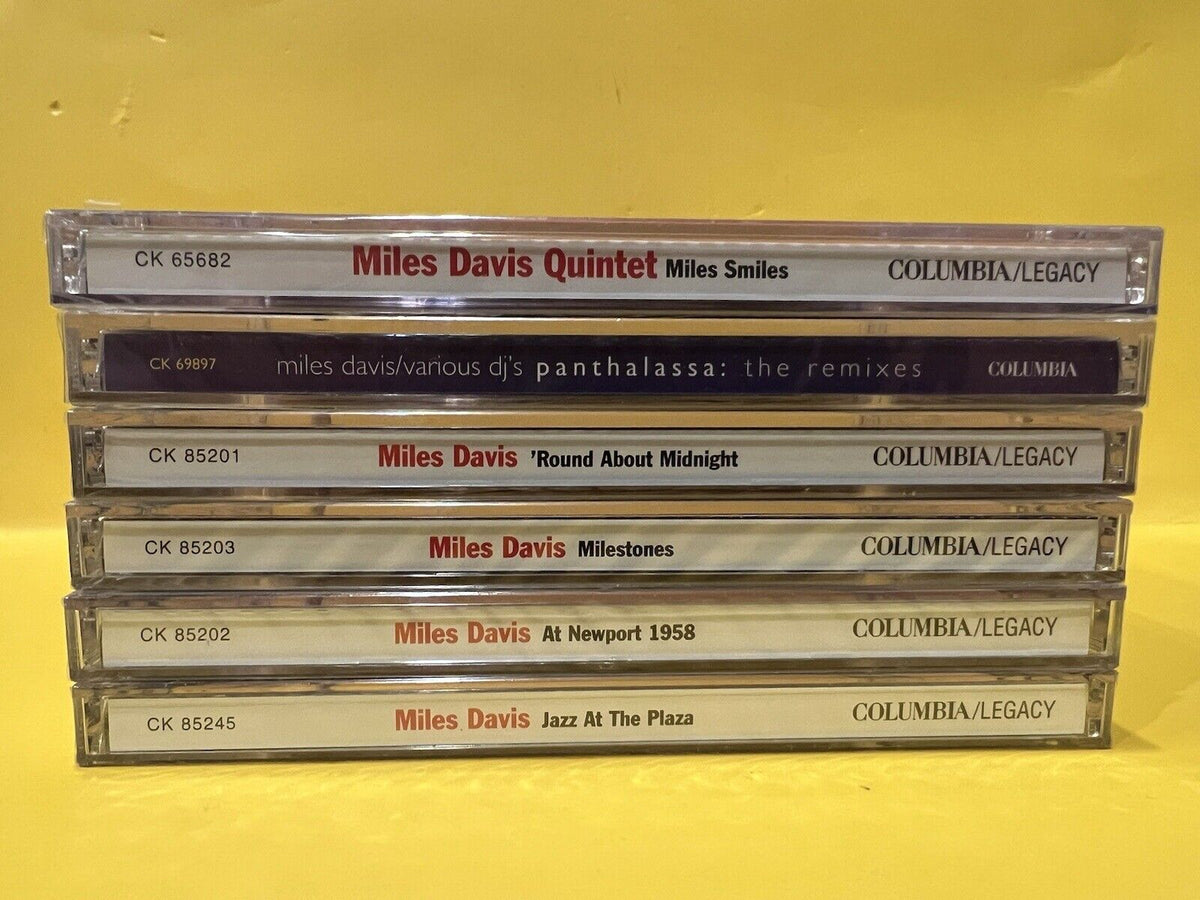 Sealed 6 CD Lot Miles Davis At Newport 1958 Miles Smiles Jazz at the Plaza &more Sealed 6 CD Lot Miles Davis At Newport 1958 Miles Smiles Jazz at the Plaza &more