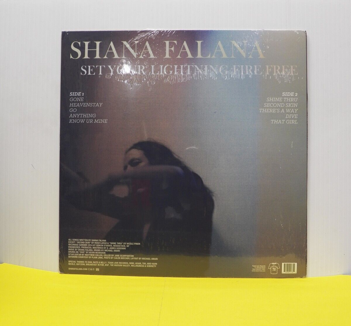Sealed 12" LP Shana Falana Set Your Lightning Fire Free 2015 Team Love TL-78 Sealed 12" LP Shana Falana Set Your Lightning Fire Free 2015 Team Love TL-78