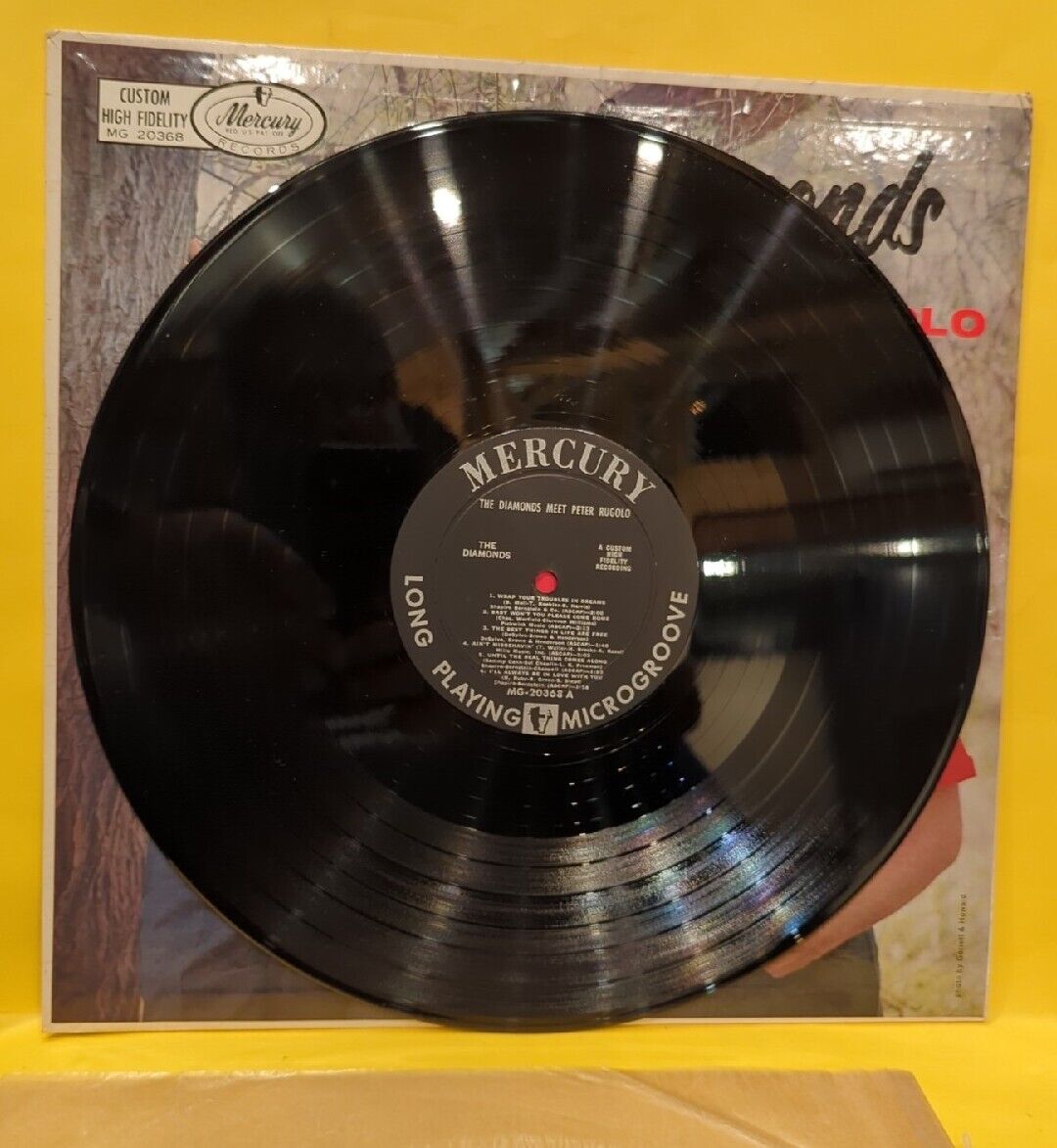 VG ++ Vinyl Record LP The Diamonds Meet Pete Rugolo MG 20368 Microgroove VG ++ Vinyl Record LP The Diamonds Meet Pete Rugolo MG 20368 Microgroove