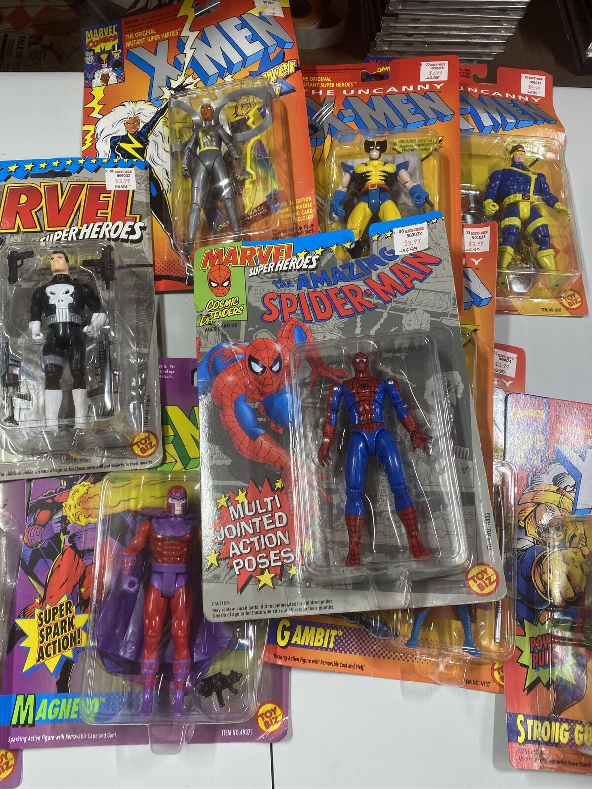 X-Men Action Figure Lot Wolverine Magneto Spider-Man And More!!! 1993-1994 X-Men Action Figure Lot Wolverine Magneto Spider-Man And More!!! 1993-1994