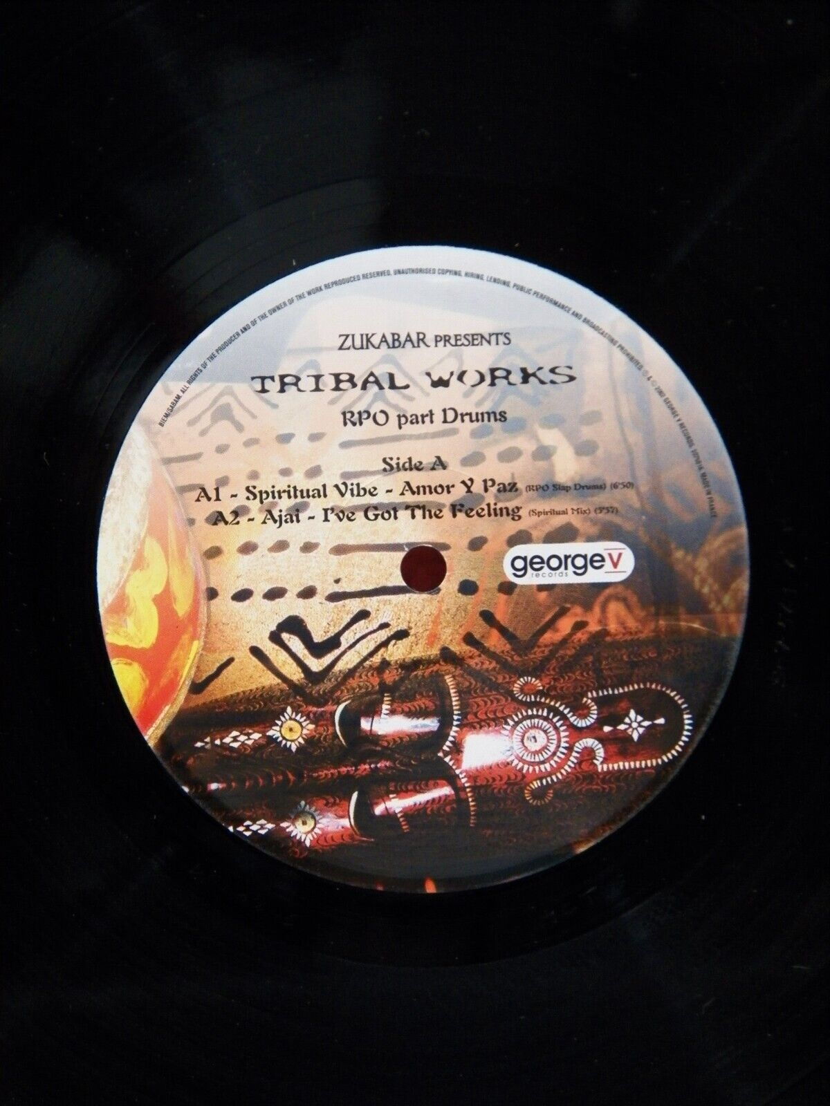 12" EP EX Zukabar Presents Tribal Works-RPO Part Drums 2002 Wagram France Import 12" EP EX Zukabar Presents Tribal Works-RPO Part Drums 2002 Wagram France Import