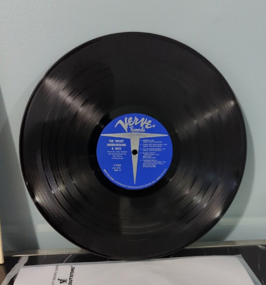 Ex Rare Vinyl Record LP The Velvet Underground & Nico Mono Sticker V-5008 Ex Rare Vinyl Record LP The Velvet Underground & Nico Mono Sticker V-5008