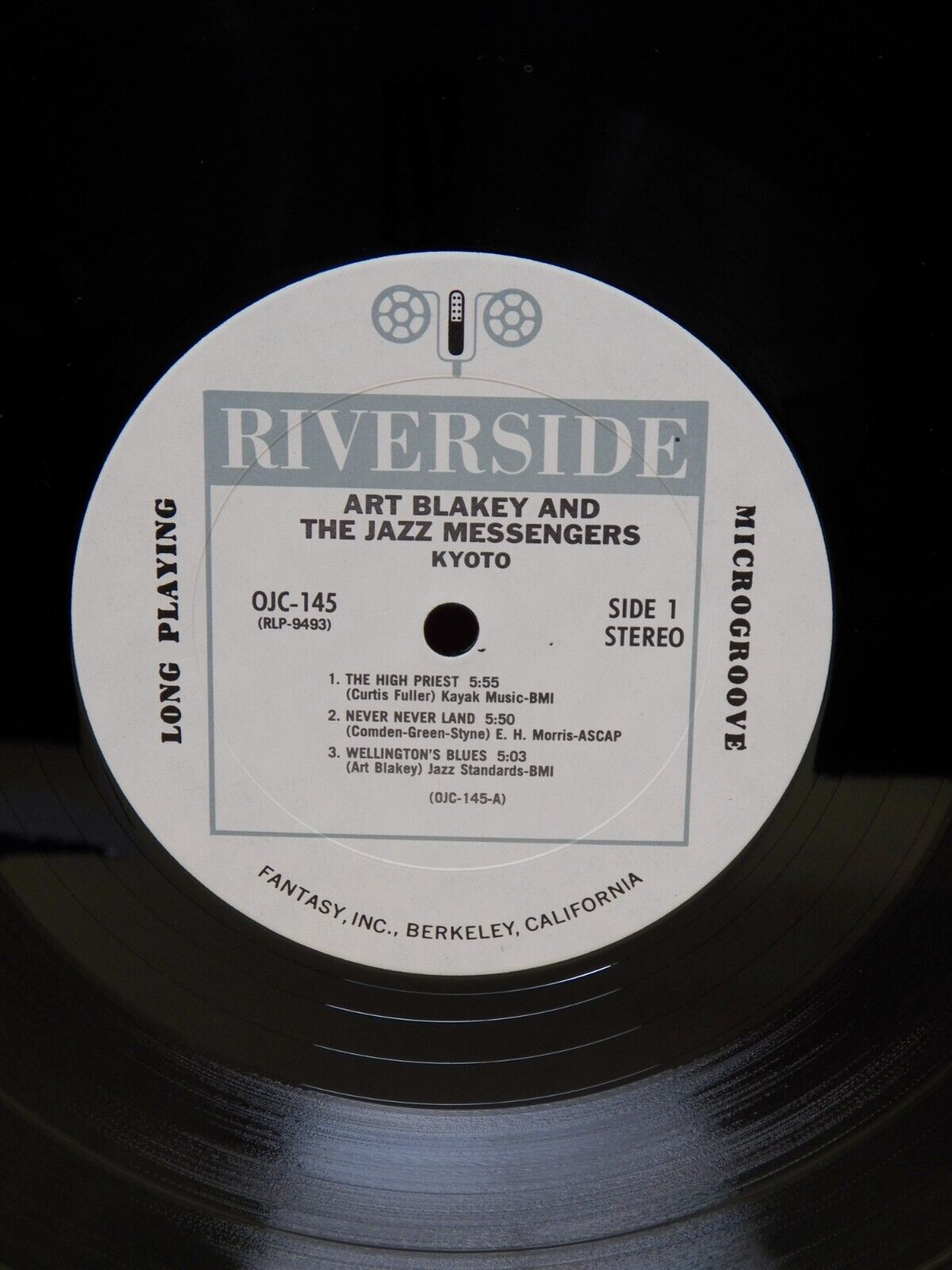 12" LP EX Art Blakey And The Jazz Messengers Kyoto 1984 Riverside Reissue Stereo 12" LP EX Art Blakey And The Jazz Messengers Kyoto 1984 Riverside Reissue Stereo