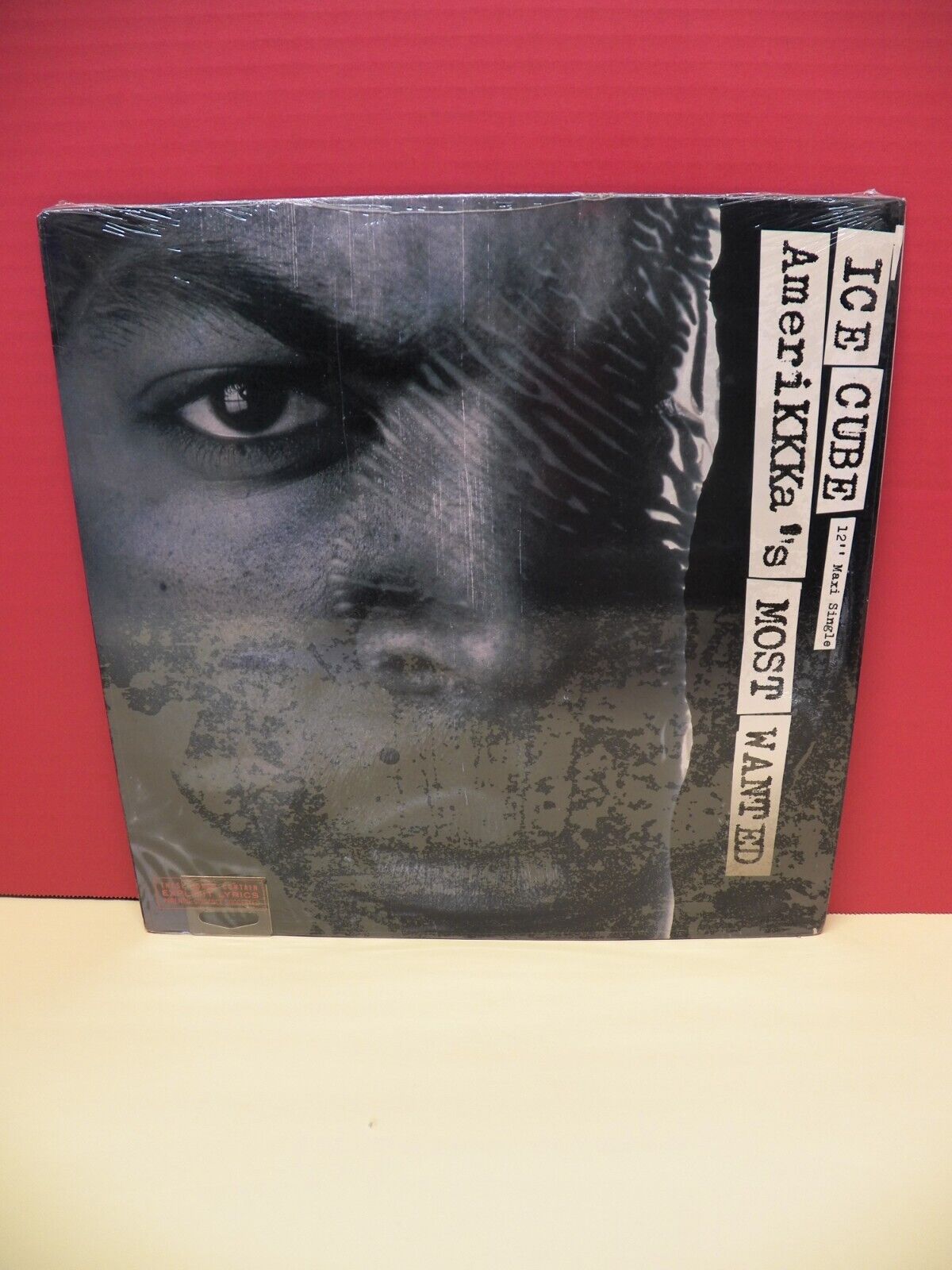Sealed 12" Single Ice Cube AmeriKKKa's Most Wanted 1990 Priority Records VL 7220 Sealed 12" Single Ice Cube AmeriKKKa's Most Wanted 1990 Priority Records VL 7220