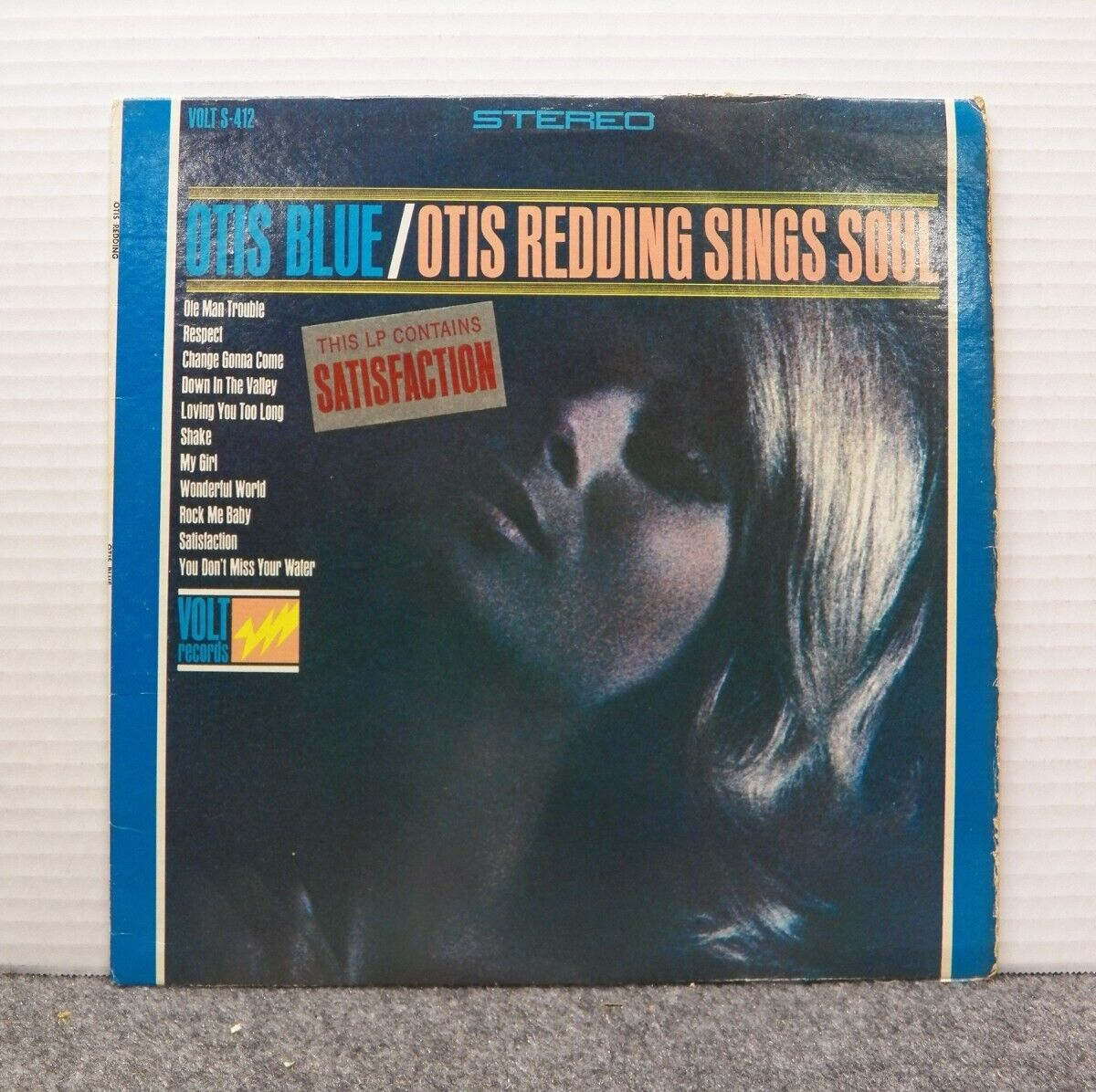 12" LP VG+ Otis Redding Otis Blue / Otis Redding Sings Soul 1965 Volt Stereo 12" LP VG+ Otis Redding Otis Blue / Otis Redding Sings Soul 1965 Volt Stereo