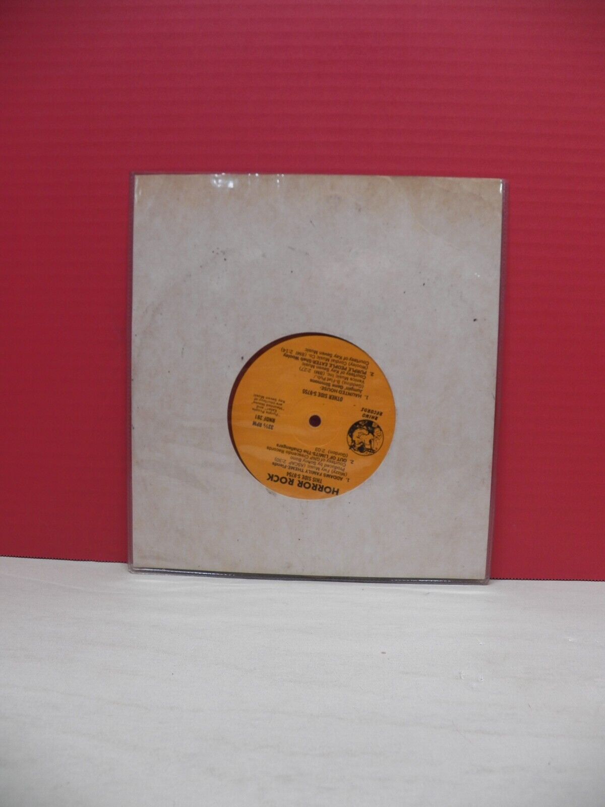 7" EP VG++/EX Horror Rock Classics 1983 Rhino Orange Pumpkin-Shaped RNDF 281 7" EP VG++/EX Horror Rock Classics 1983 Rhino Orange Pumpkin-Shaped RNDF 281